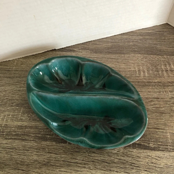 Vtg Blue Mountain Pottery Divided  Dish - Picture 2 of 8